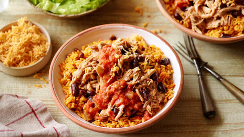 Sow Cooker Pork Burrito Bowl
