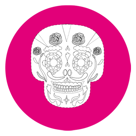 Day of the Dead Skull Makeup