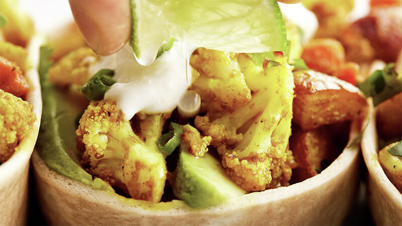 Curried Veggie Tacos