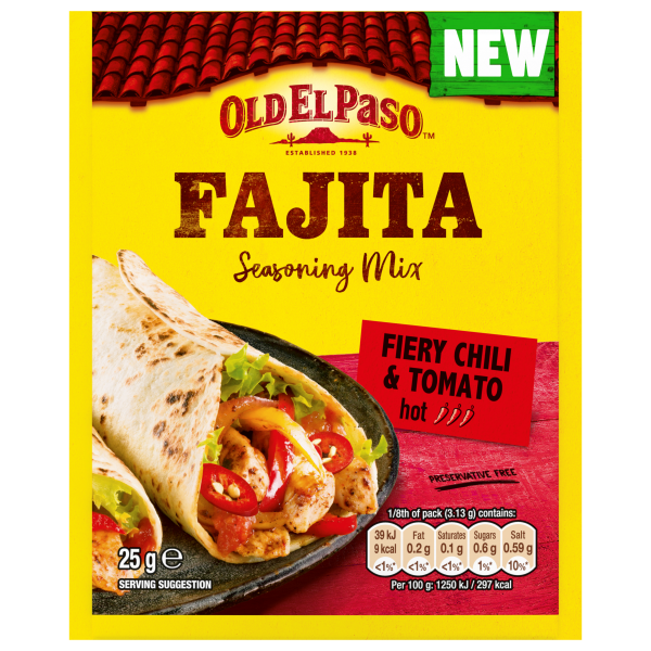 Fiery Chili & Tomato Fajita Seasoning Mix