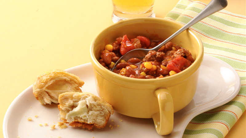 Beefy Bean and Corn Chilli