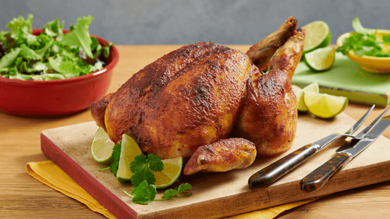 Easy Fajita Roast Chicken