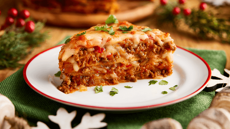 Cheesy Mexican Lasagne