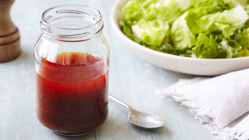 Vegan Southwestern Vinaigrette served in a jar